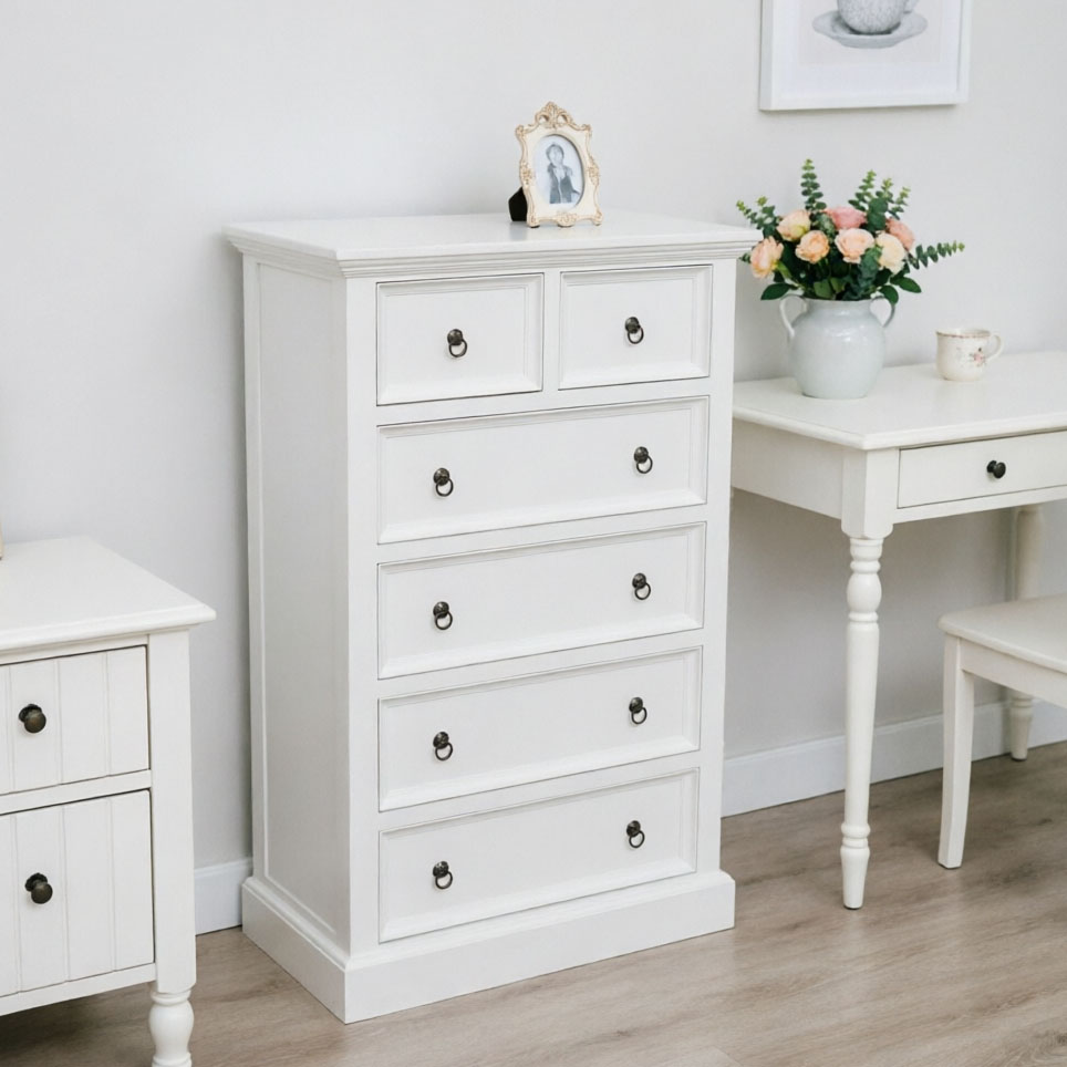 White 3+2  Dresser